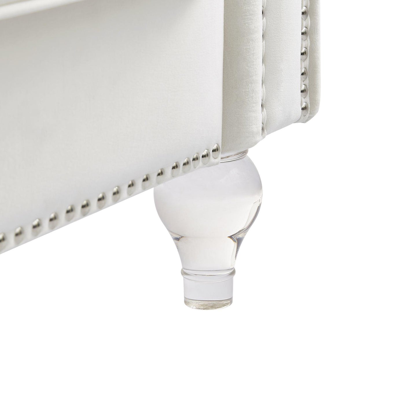 Velvet Upholstery Tufeted Sofa