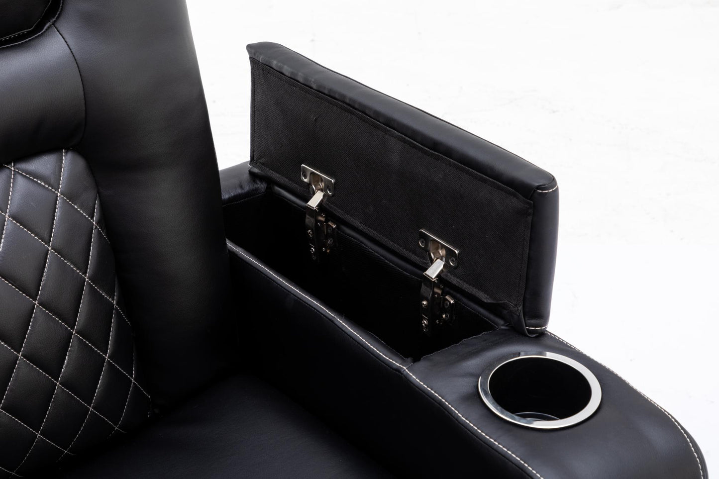 Electric Power Recliner Chair with USB Ports and Cup Holders