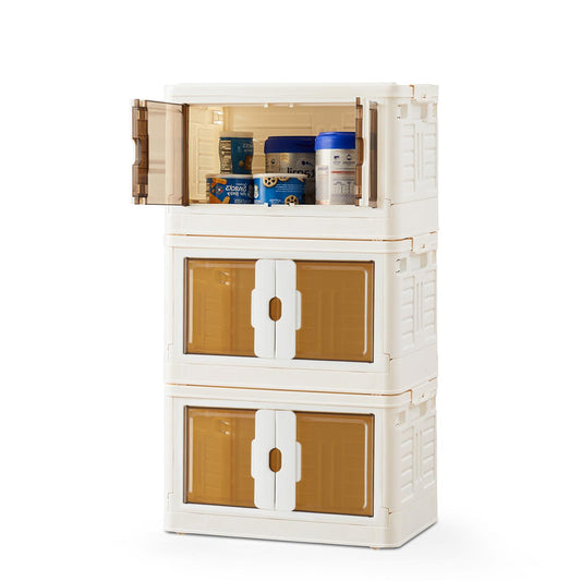 Stackable Plastic Storage Bins with Lids