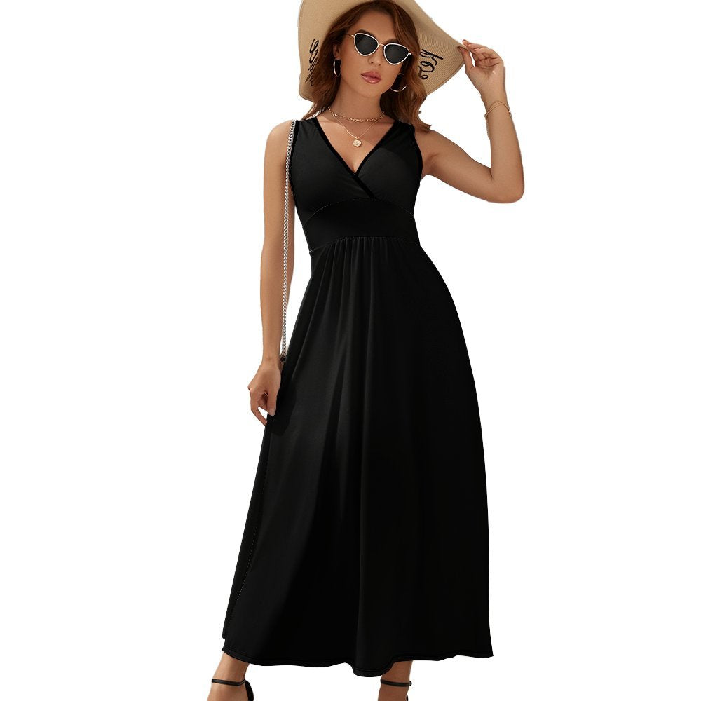 NZ7612 Sleeveless Long Dress