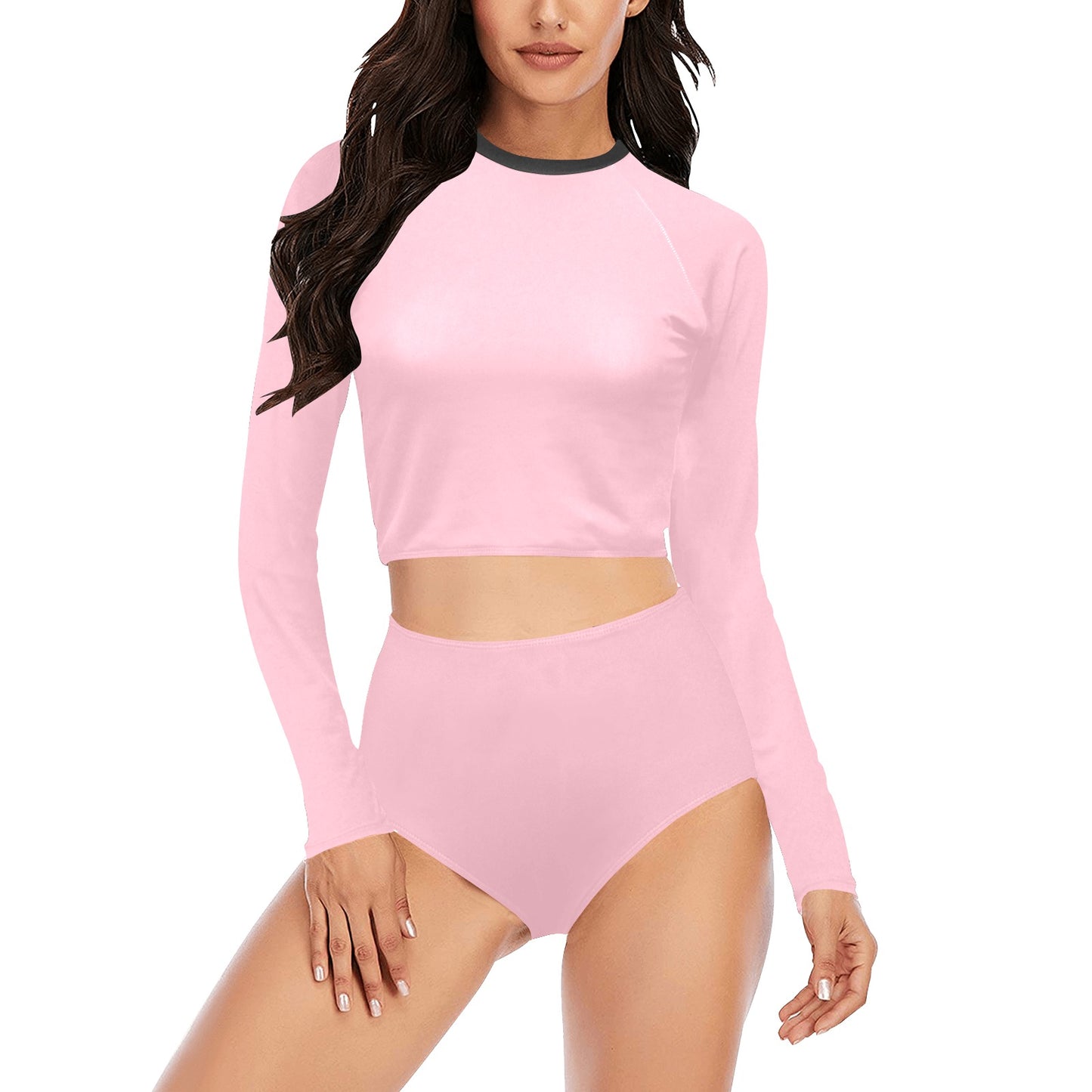 Long Sleeve Bikini Swim Set