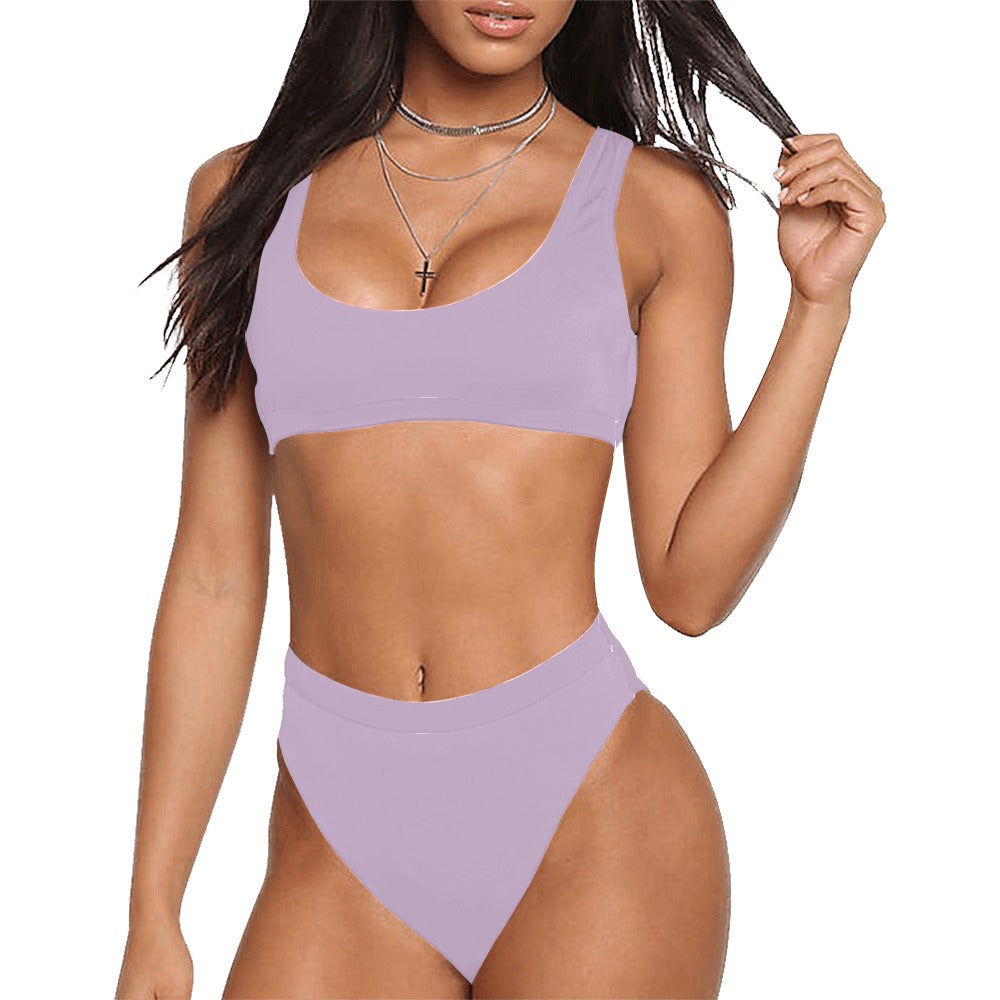 Sports High Waist Bikini Swim Set