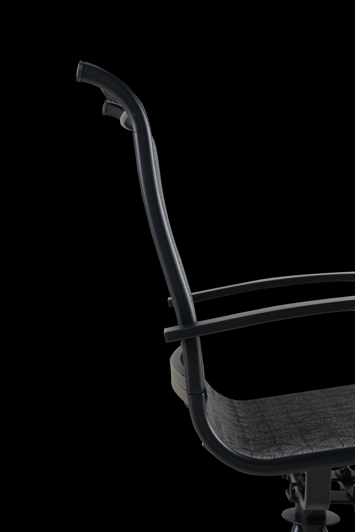 All-iron Detachable Swivel Dining Chair, Coffee Grey, 2 PCS