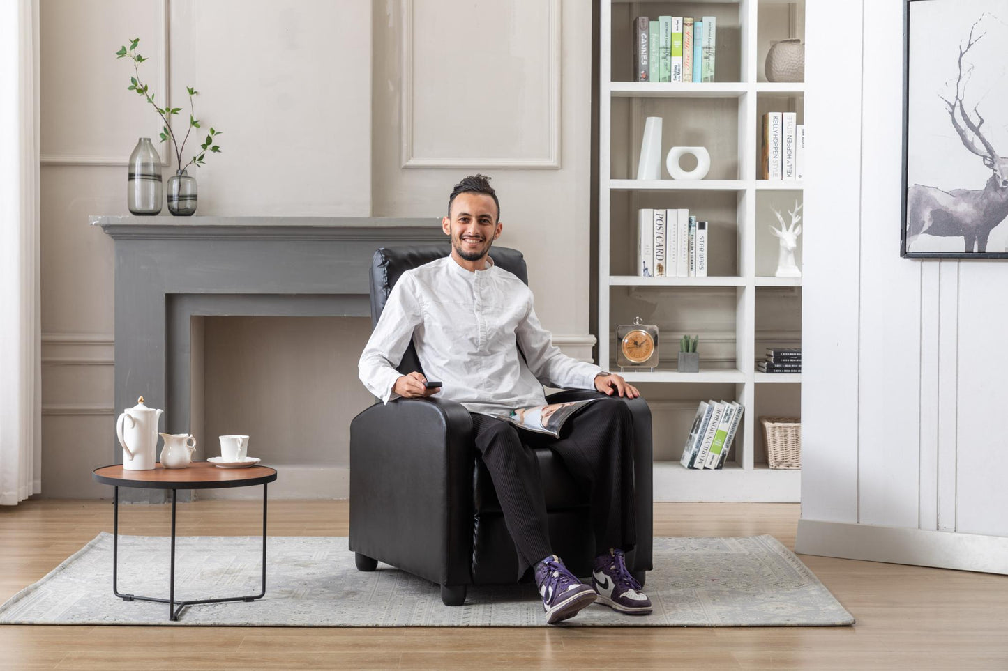 Electric Recliner with Massage Therapy and Heat