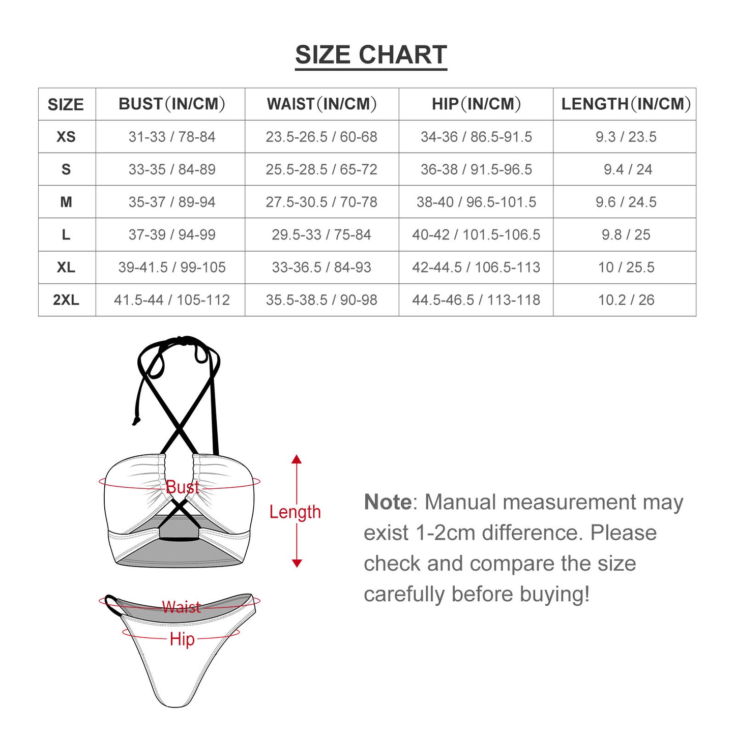 J19 Halter Chest Bikini swimsuit