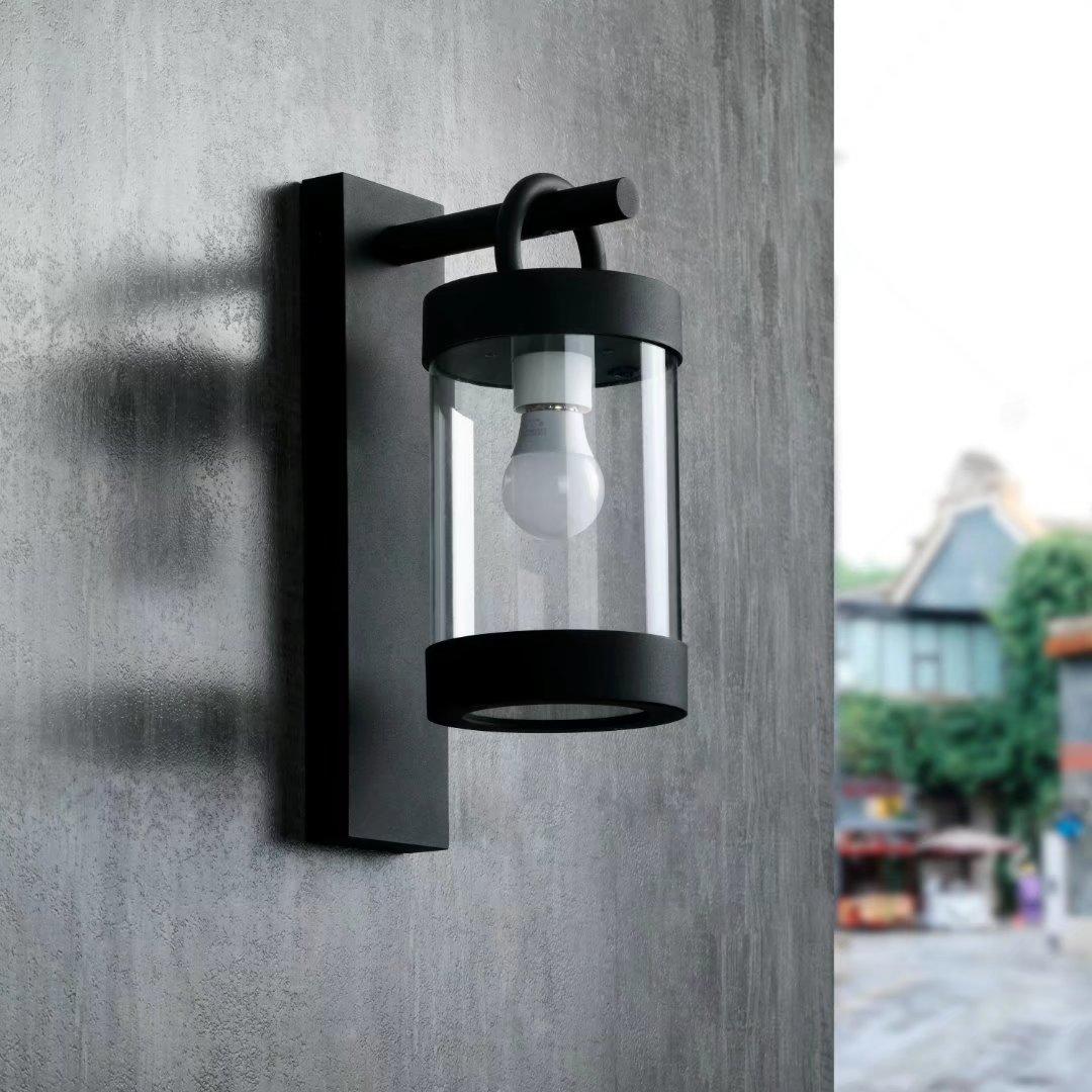 Wall Lights Outdoor Lantern with Dusk to Dawn Sensor E26 Bulb