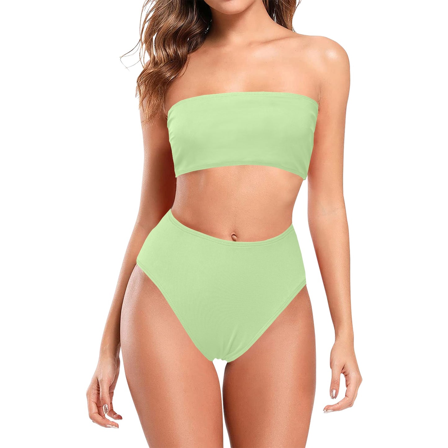 Chest Wrap Bikini Swim Set