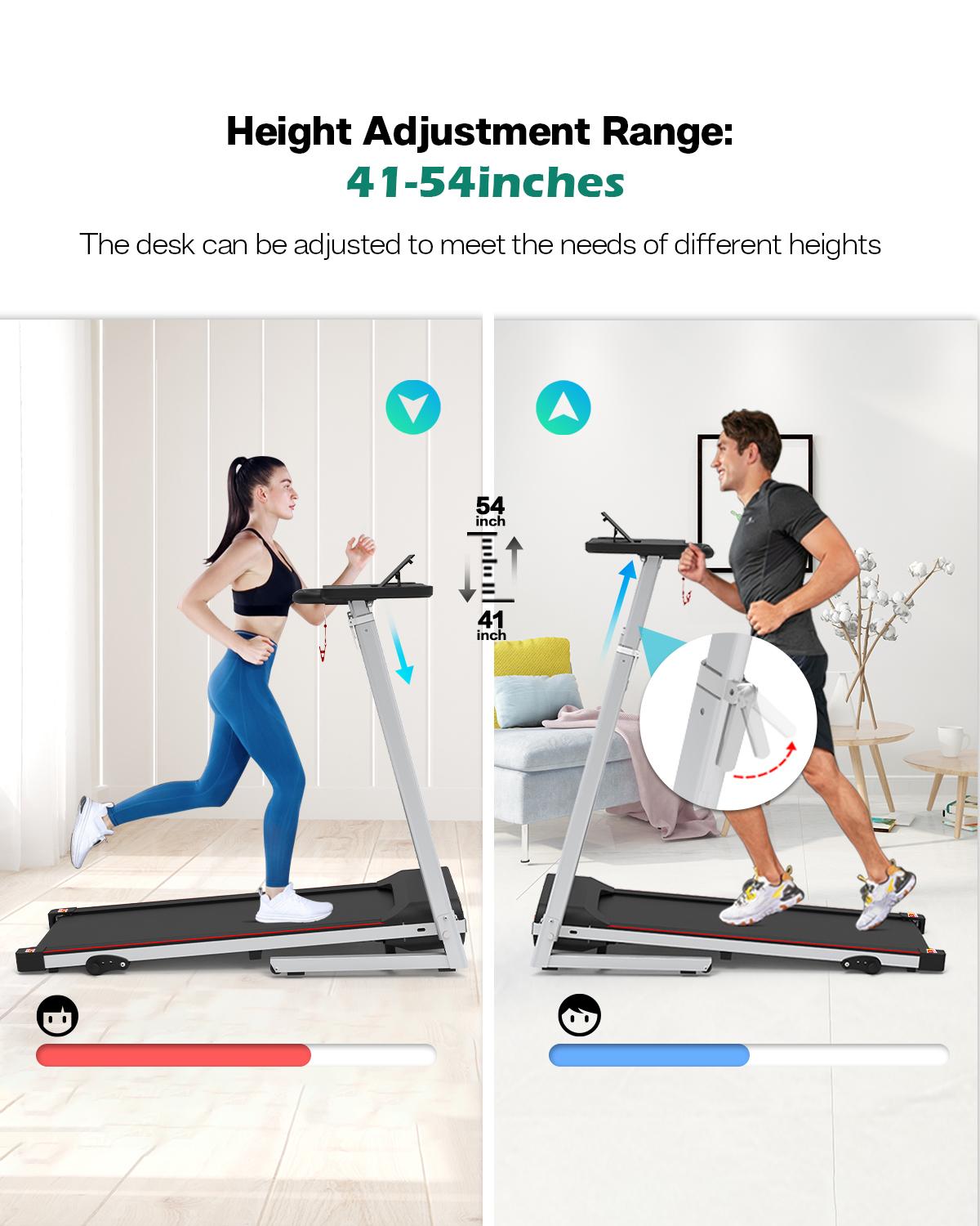 Folding Treadmill for Home - Slim Compact Running Machine