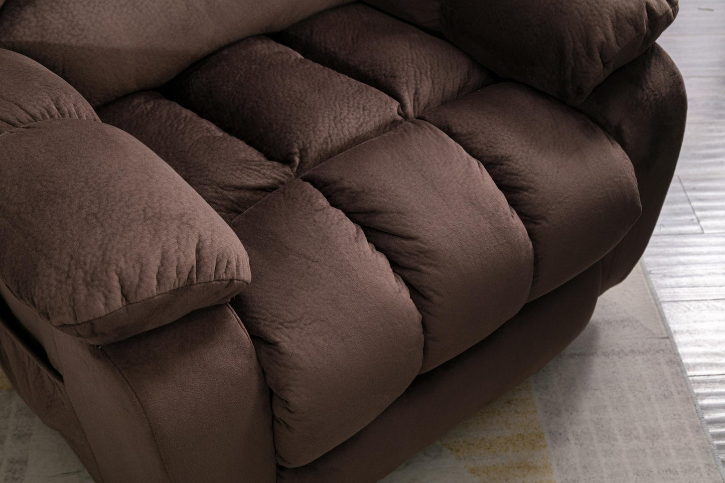 Overstuffed Massage Recliner Chairs with Heat and Vibration