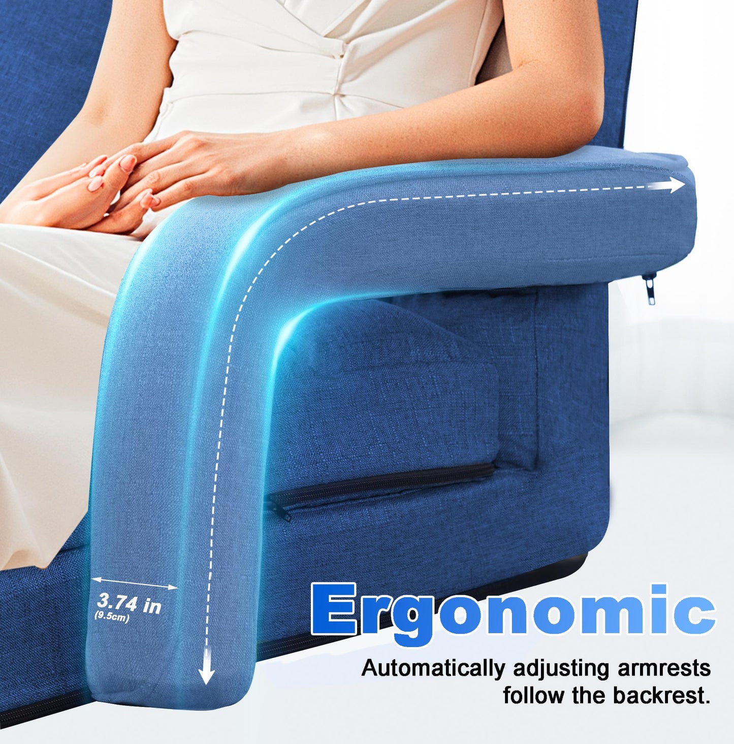 Folding Lazy Sofa Floor Chair