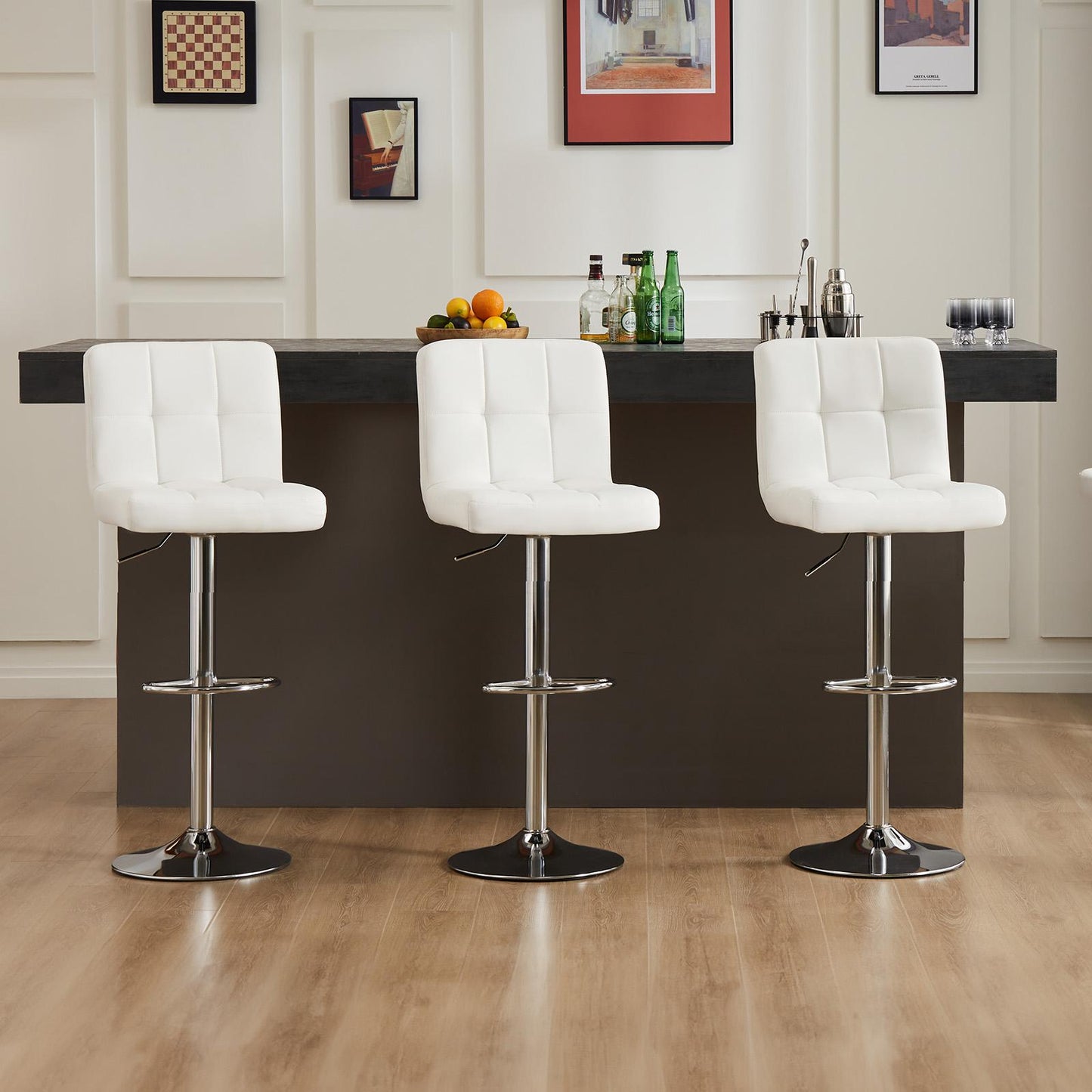 Bar Stools Set of 2, Counter Height Barstools.