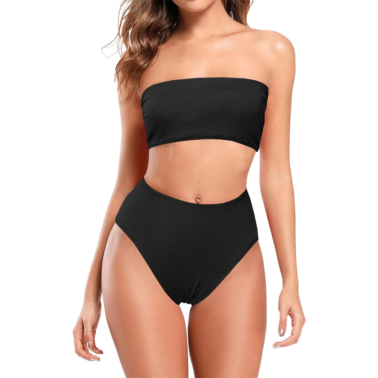 Chest Wrap Bikini Swim Set