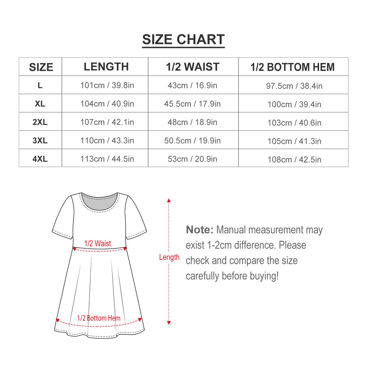 ARZG610 -Short-Sleeve Swing Dress