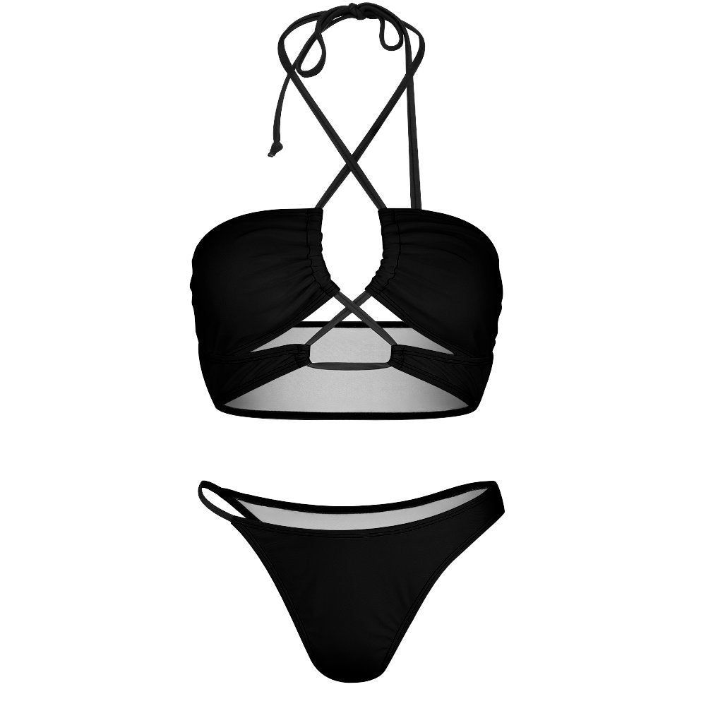 J19 Halter Chest Bikini swimsuit