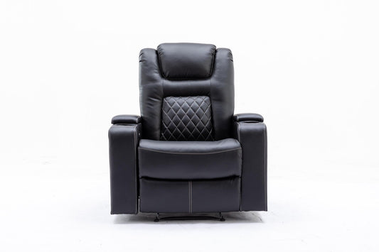 Electric Power Recliner Chair with USB Ports and Cup Holders