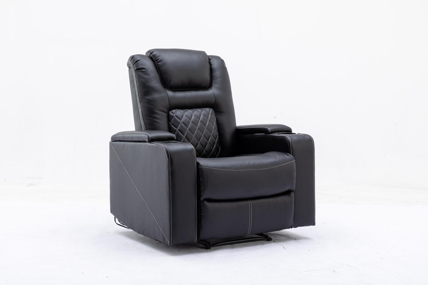 Electric Power Recliner Chair with USB Ports and Cup Holders