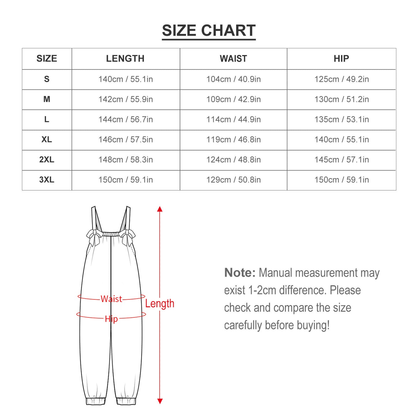 BZ761 Suspender Jumpsuit