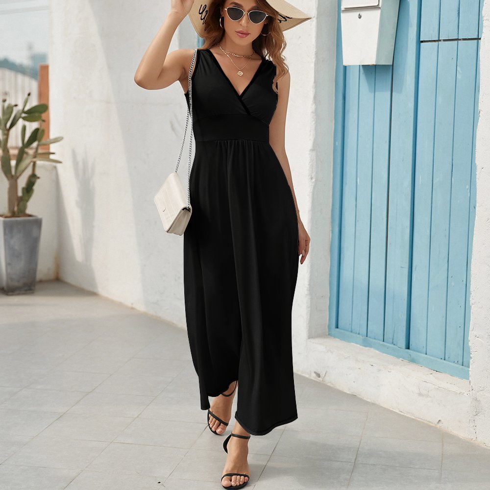 NZ7612 Sleeveless Long Dress