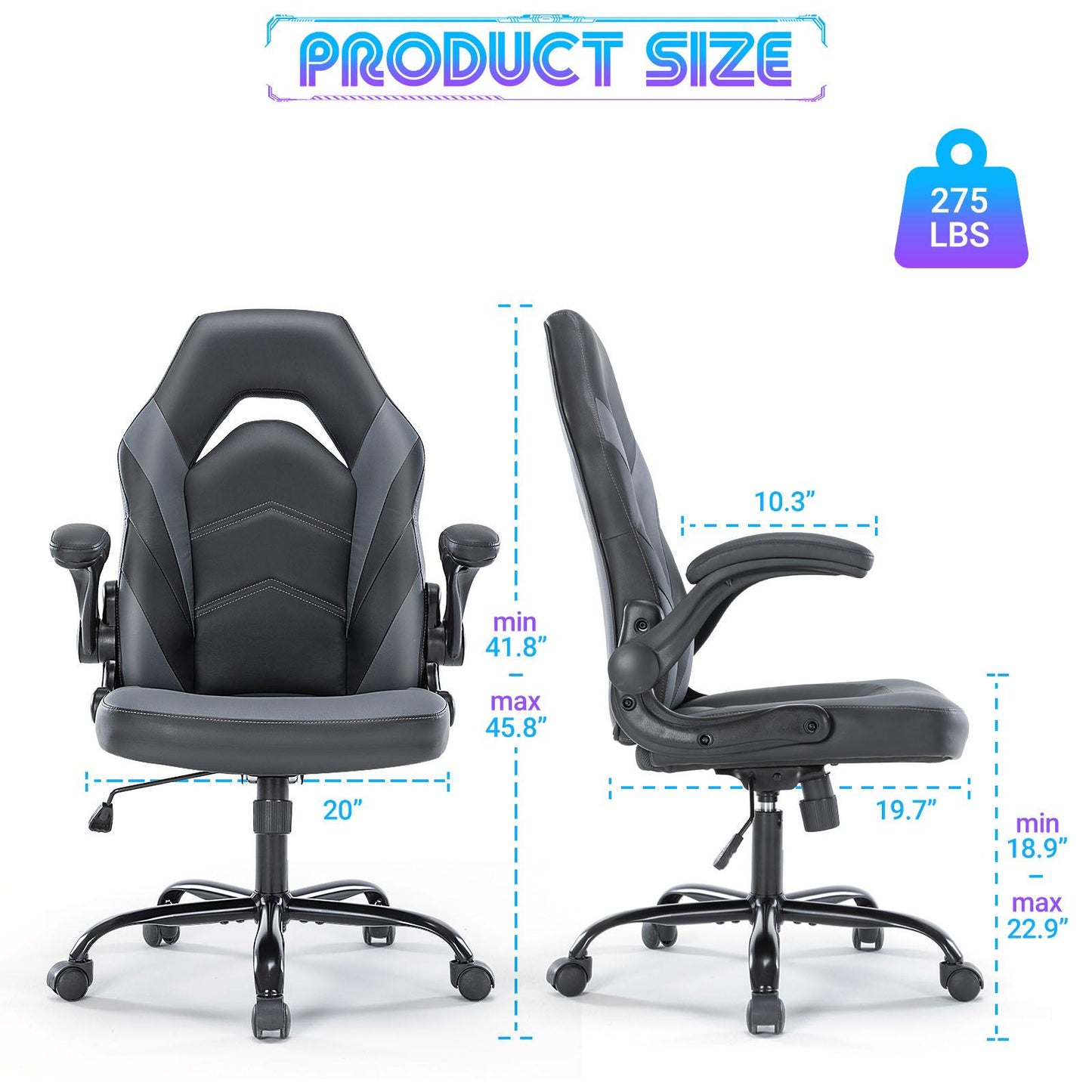 Gaming Chair, Ergonomic Office Chair High Back Computer Desk Chair