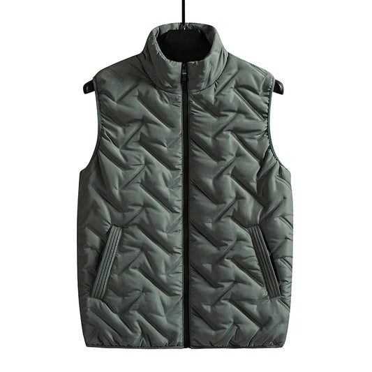Fashion Mens Jacket Sleeveless Vest Autumn Thermal Soft Vests Casual Coats Male Cotton Men's Vest Men Thicken Waistcoat Size 8XL