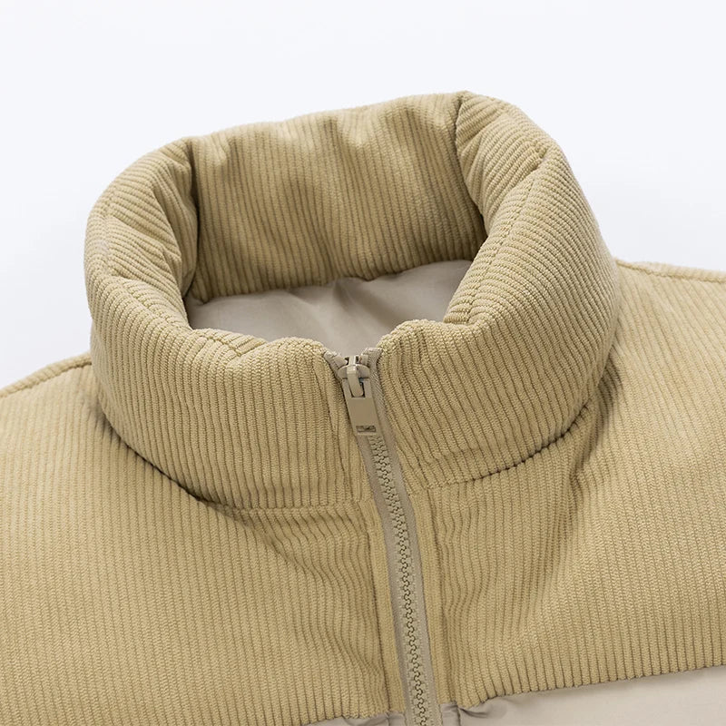 Coats Men's Loose Casual Jacket Sleeveless Zipper New Vests Clothes Men Vest Autumn Jackets Thick Vests Male Cotton-Padded Vest