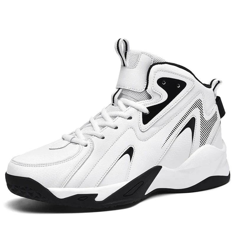 FY451WQ Leather Mid-Cut Basketball Sneakers