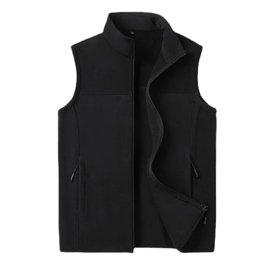 Men‘s Vests Casual Winter Fleece Warm Waistcoats Fashion Thermal Vests Sleeveless Jackets Windbreaker Vests Clothing