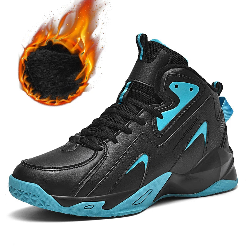 FY451WQ Leather Mid-Cut Basketball Sneakers