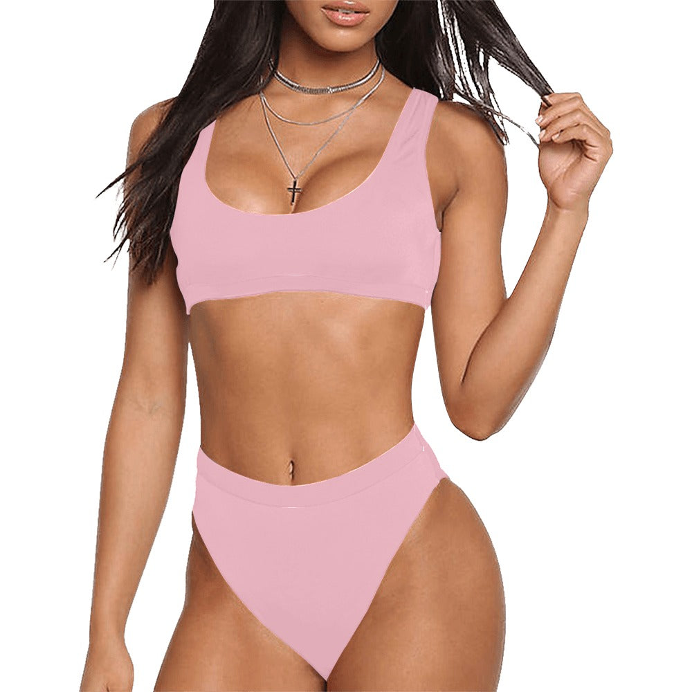 Sports High Waist Bikini Swim Set