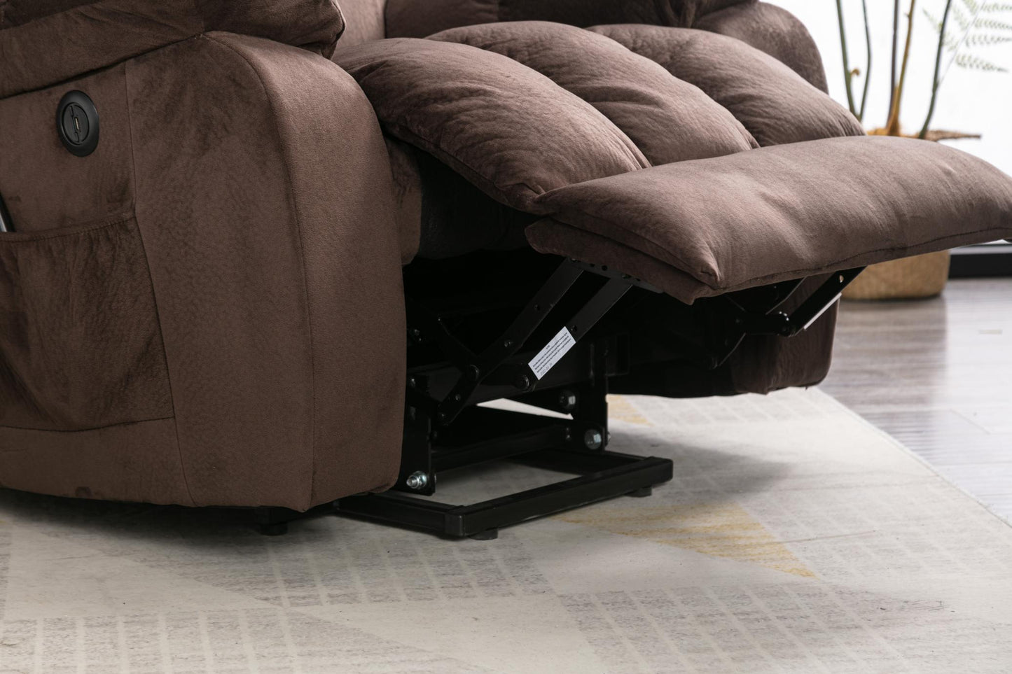 Overstuffed Massage Recliner Chairs with Heat and Vibration