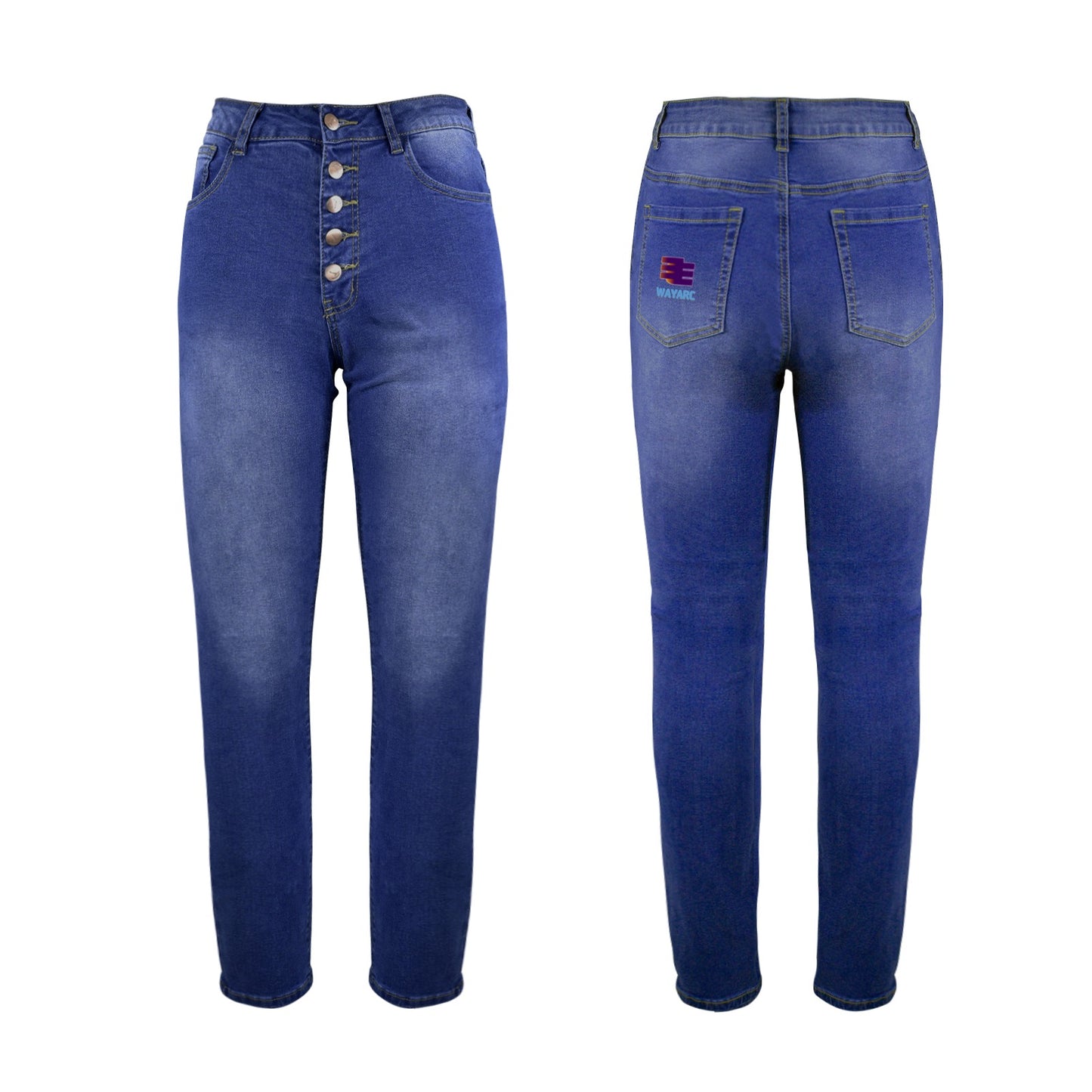 XR67Y High Waist Denim Jeans