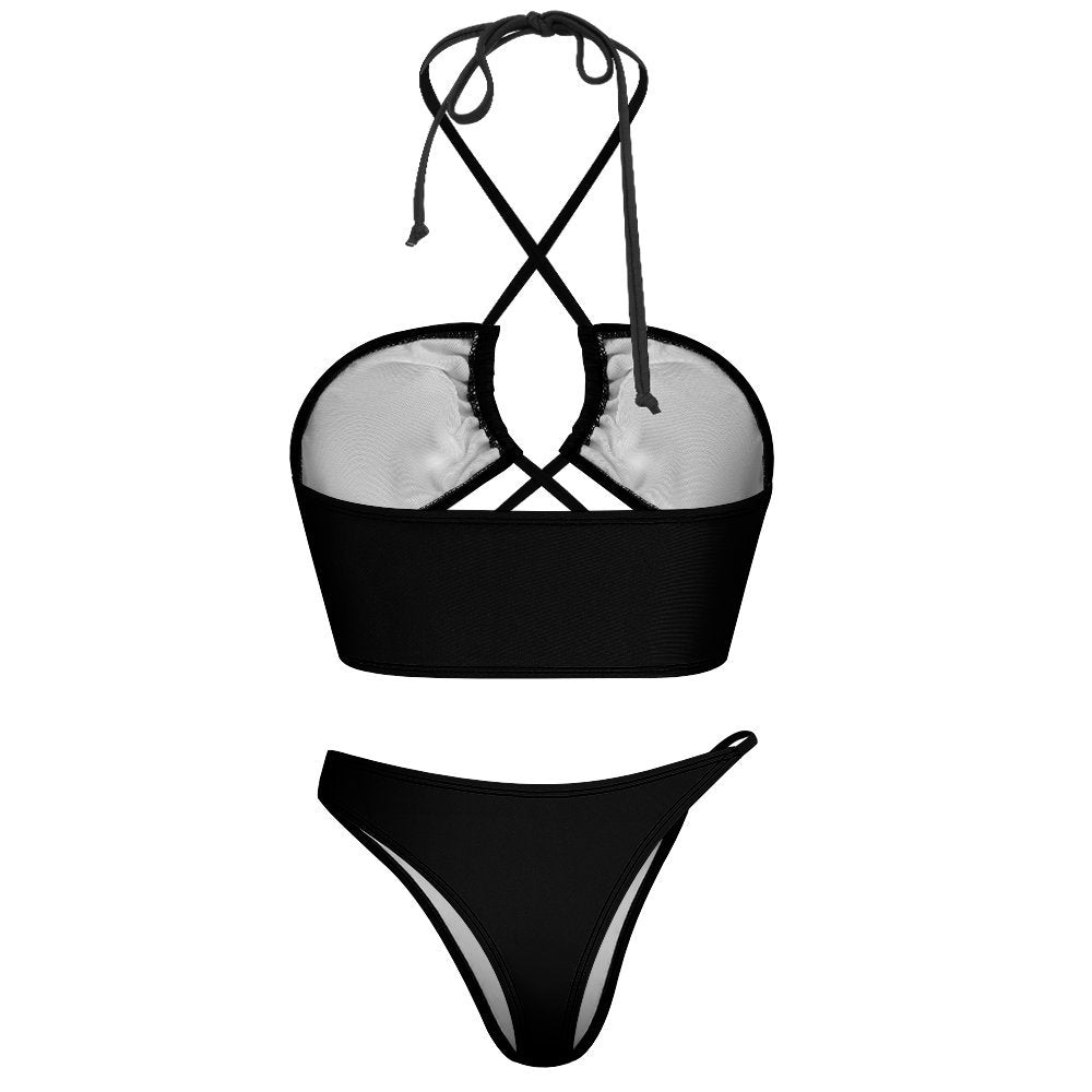 J19 Halter Chest Bikini swimsuit