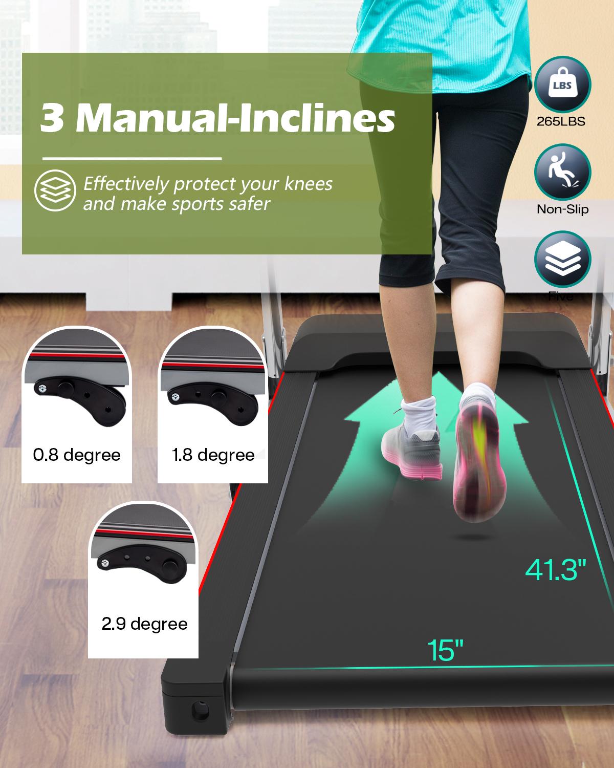 Folding Treadmill for Home - Slim Compact Running Machine