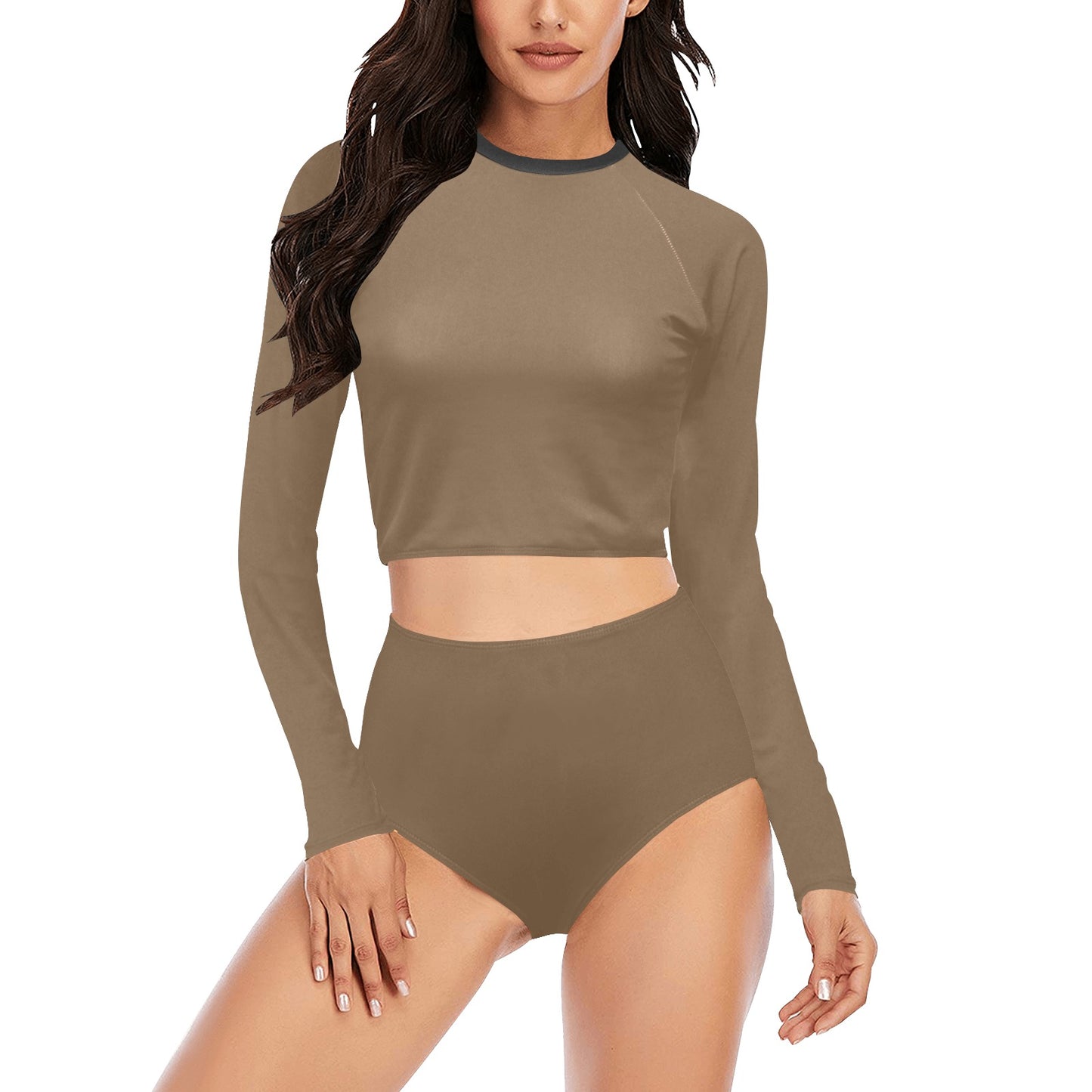 Long Sleeve Bikini Swim Set