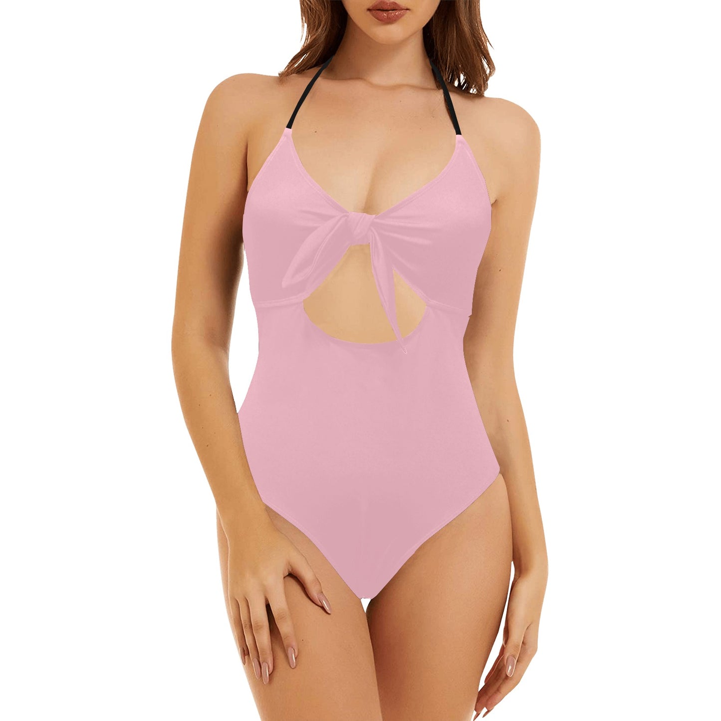 Hollow-Bow Swimsuit