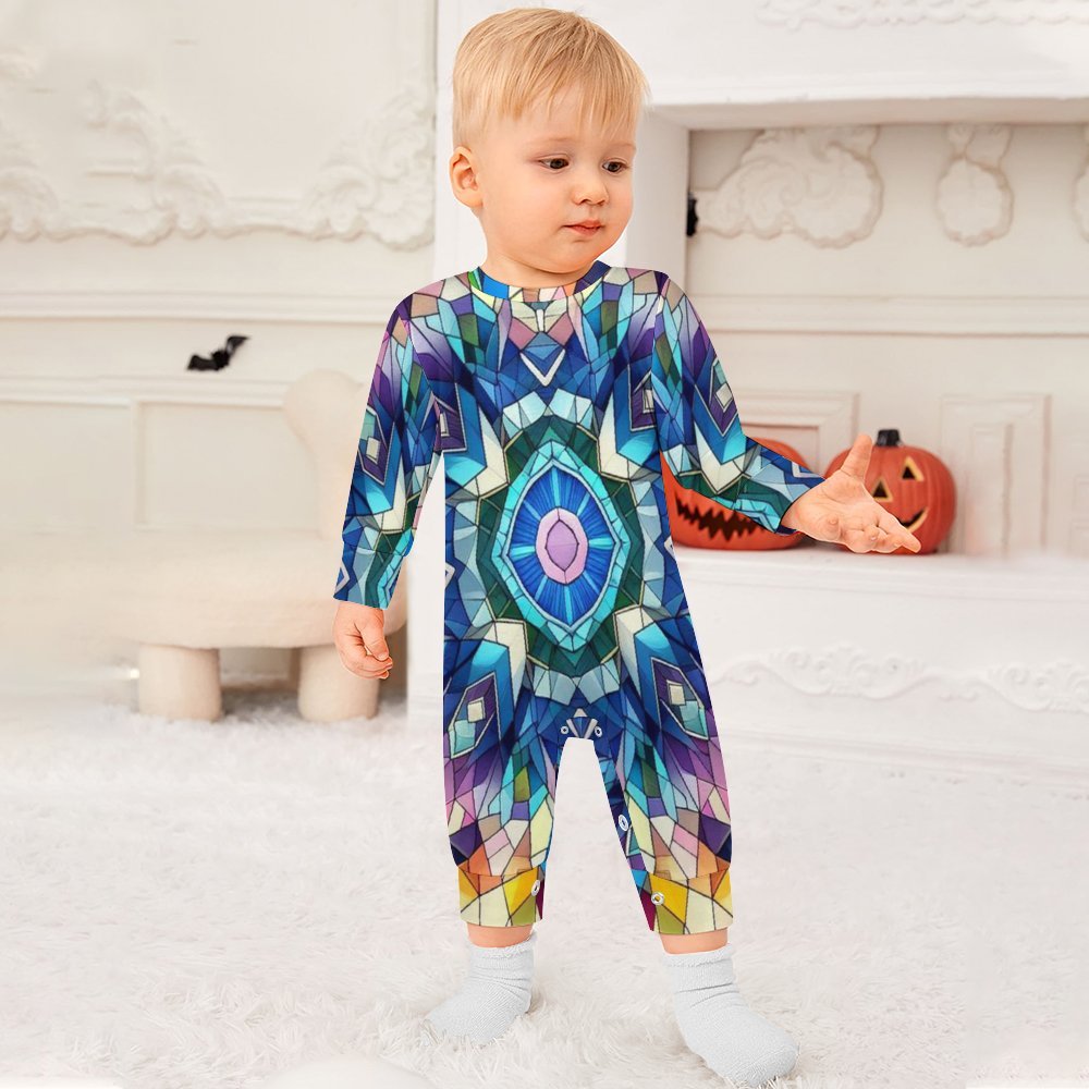 BY921 Long Sleeve Baby Romper