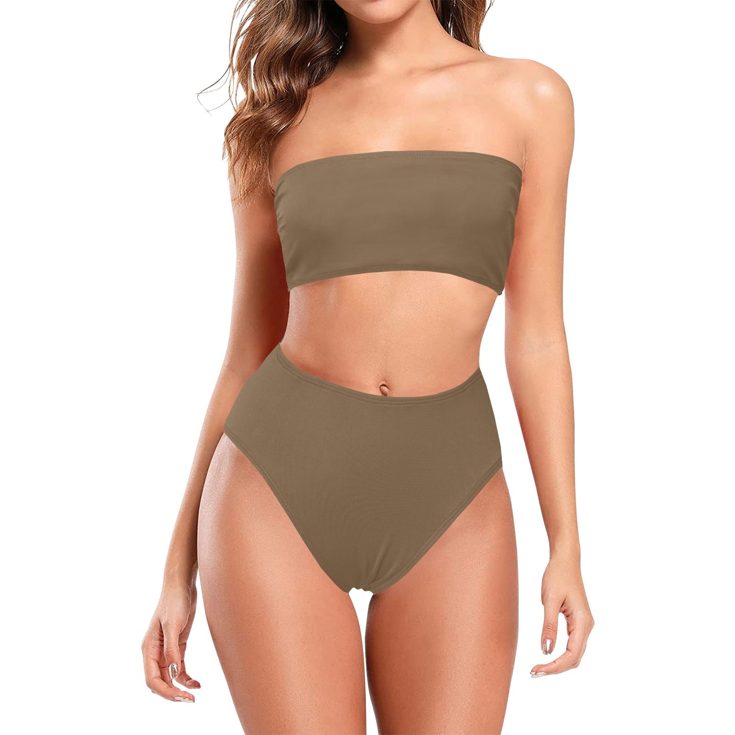 Chest Wrap Bikini Swim Set